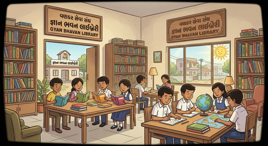 A Ray of Hope for the Youth: Inside Our New Affordable Chandkheda Library – VSS Gyan Bhavan